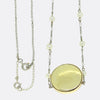 Victorian Pearl Diamond and Enamel Necklace