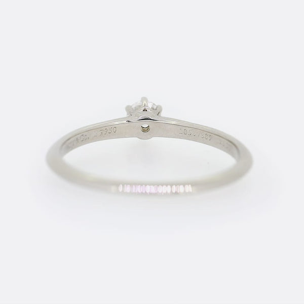 Tiffany & Co. 0.23 Carat Diamond Engagement Ring