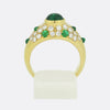 Cartier Cabochon Emerald and Diamond Ring
