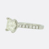 1.85 Carat Princess Cut Diamond Solitaire Engagement Ring