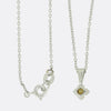 0.13 Carat Diamond Solitaire Pendant Necklace