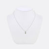 0.13 Carat Diamond Solitaire Pendant Necklace