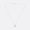 0.13 Carat Diamond Solitaire Pendant Necklace