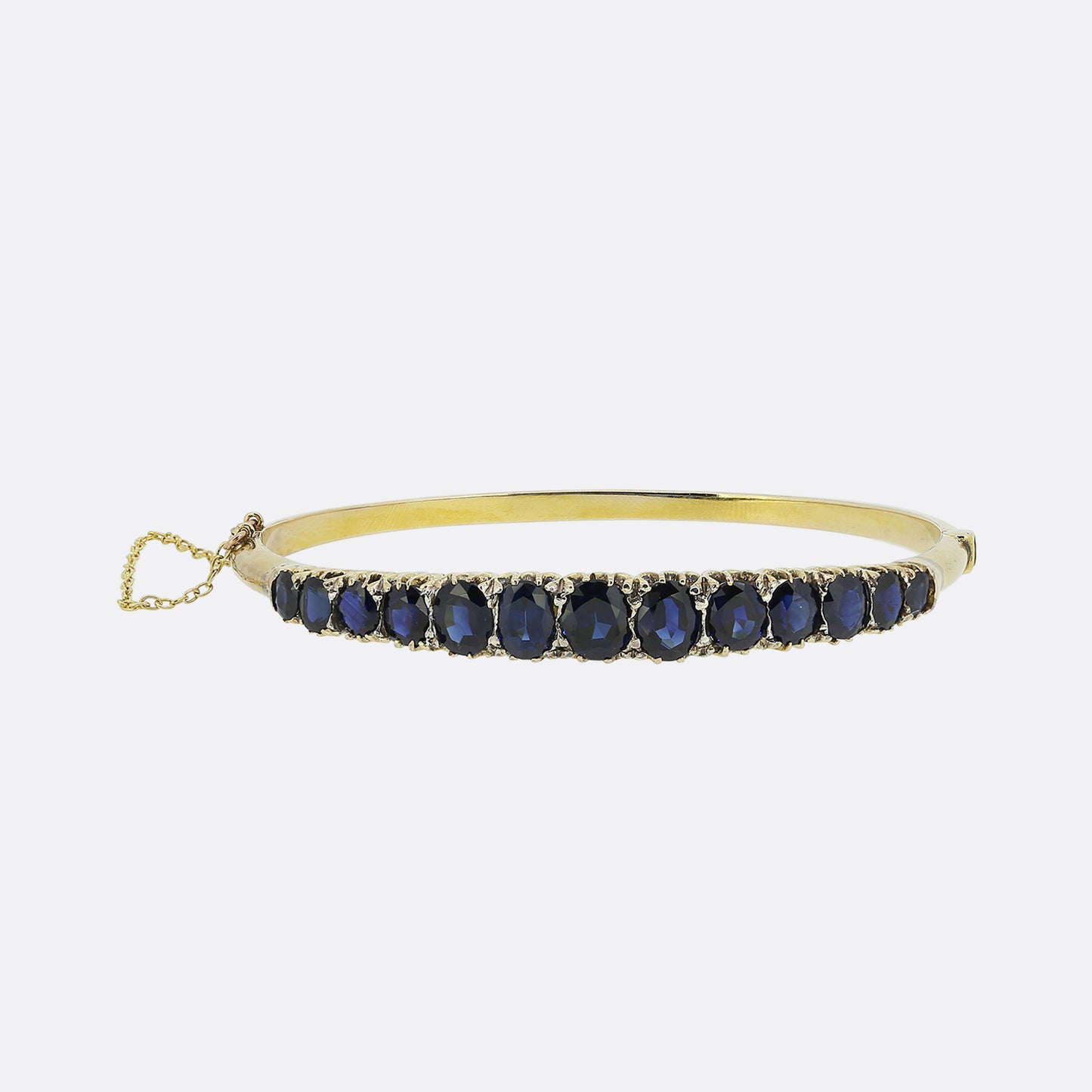 Edwardian Sapphire Hinge Bangle