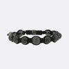 Shamballa Jewels Black Diamond Rope Bracelet