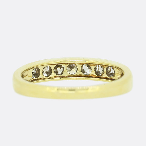 0.50 Carat Cognac Diamond Seven Stone Ring