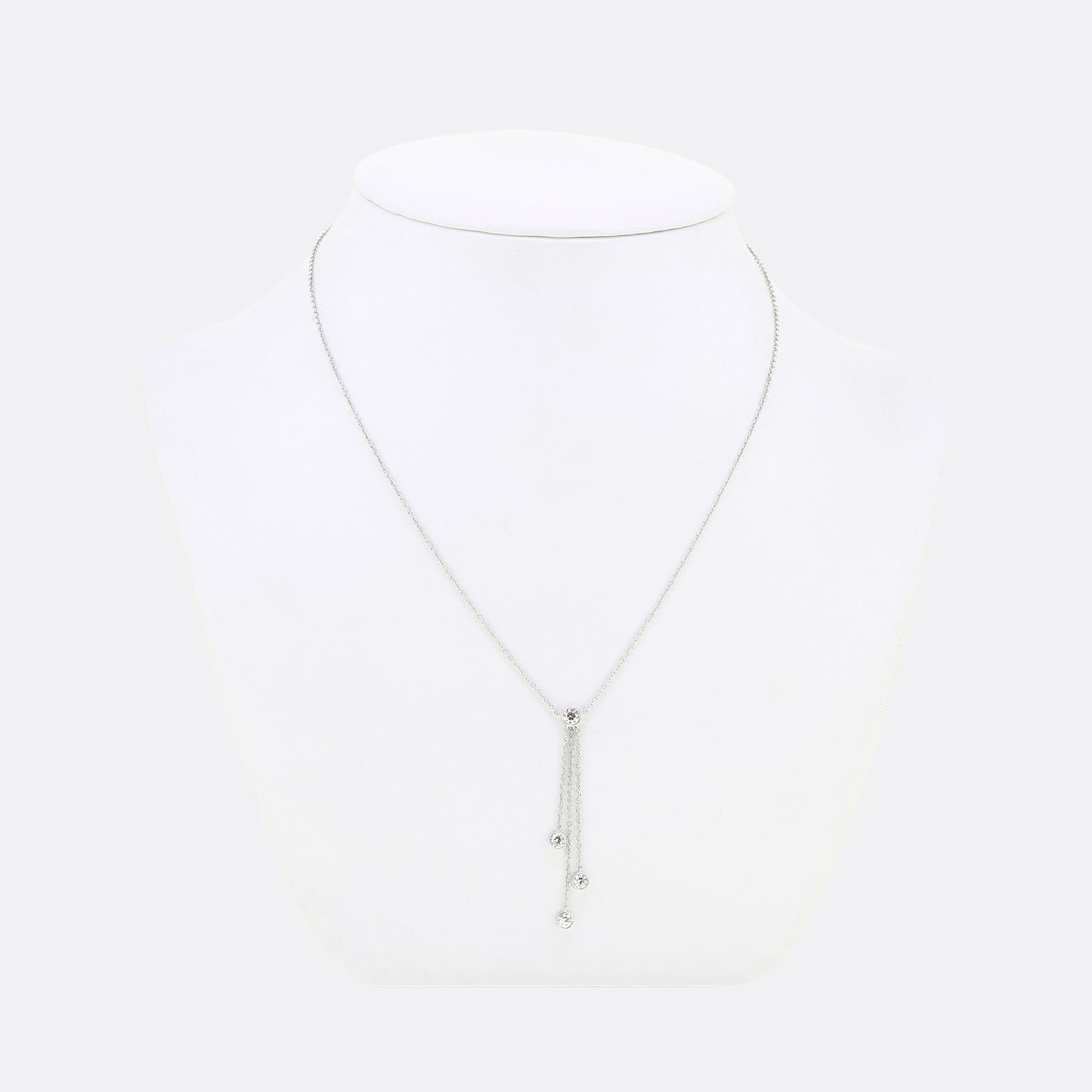 Tiffany & Co. Diamond Drop Necklace