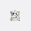 0.44 Carat Princess Cut Diamond Stud Earring