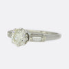 Art Deco 1.00 Carat Brilliant Cut Diamond Ring