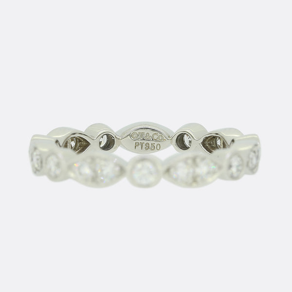 Tiffany & Co. Jazz Diamond Eternity Ring Size M (53)