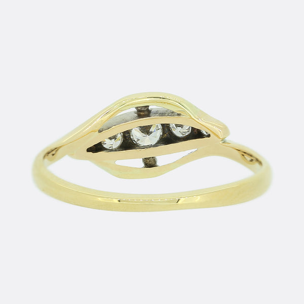 Victorian Five Stone 0.20 Carat Diamond Ring