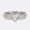 0.75 Carat Shield Cut Diamond Solitaire Engagement Ring