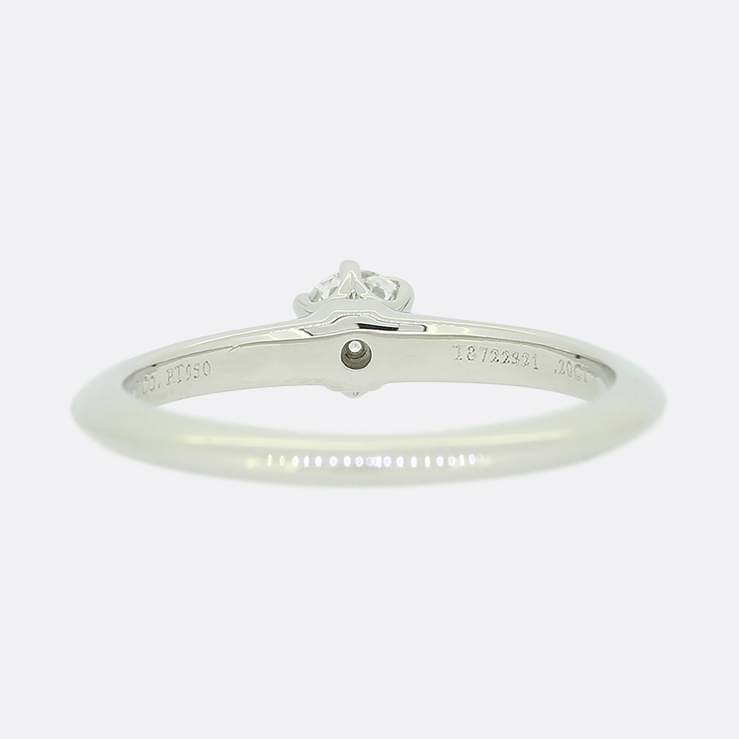 Tiffany & Co. 0.20 Carat Diamond Engagement Ring