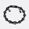 Shamballa Jewels Black Diamond Rope Bracelet