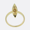Art Deco Sapphire and Diamond Navette Ring