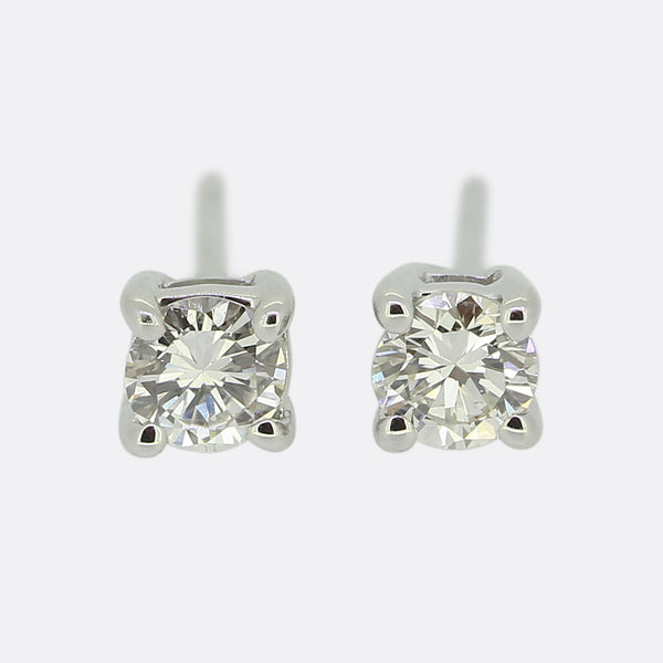 0.22 Carat Diamond Stud Earrings
