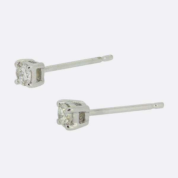0.22 Carat Diamond Stud Earrings