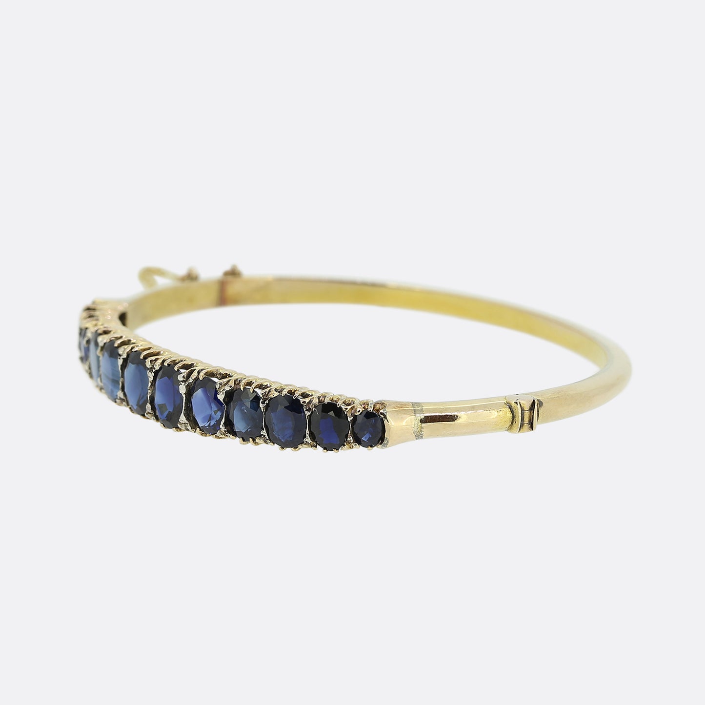 Edwardian Sapphire Hinge Bangle