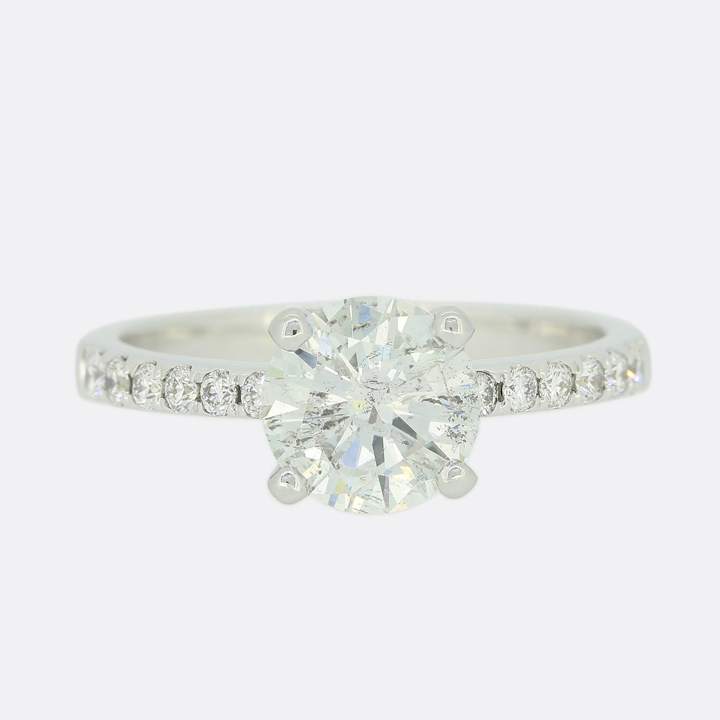 1.67 Carat Diamond Solitaire Engagement Ring