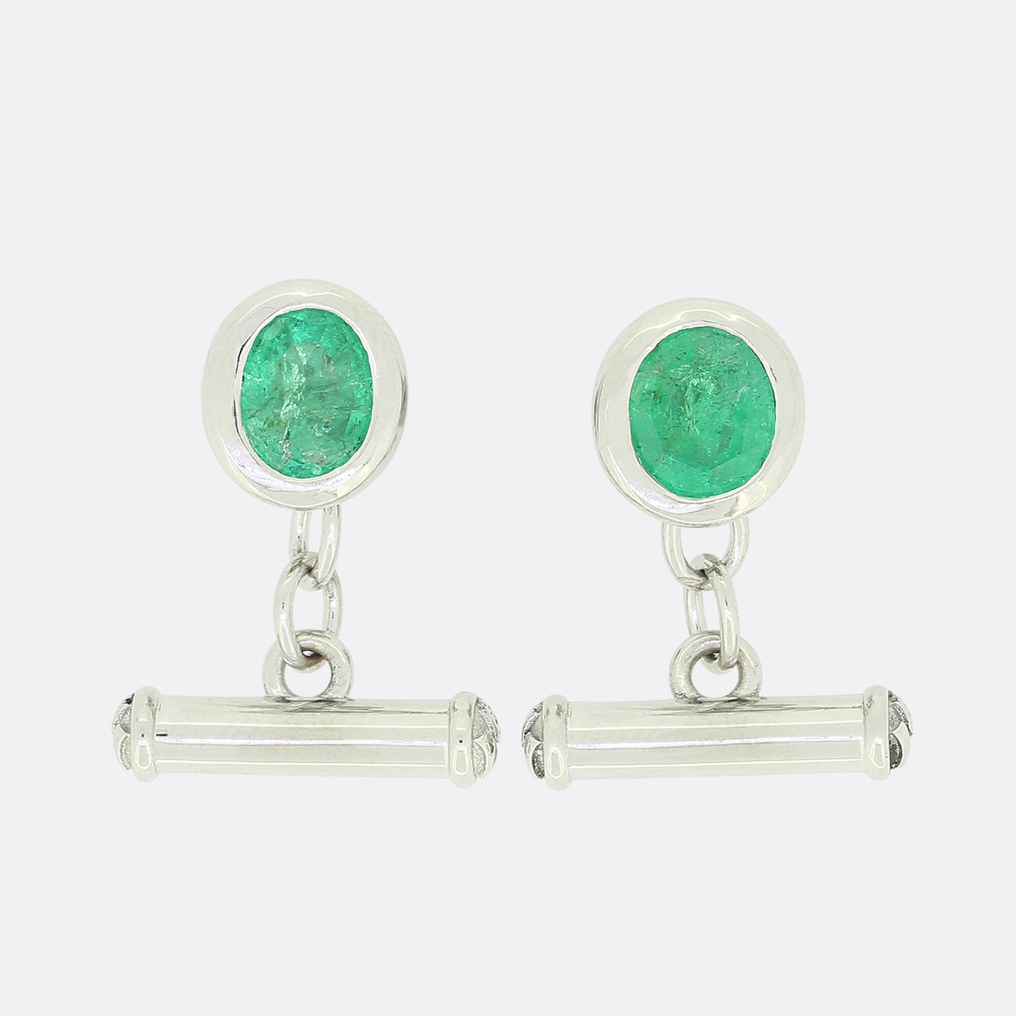 TVJ Emerald Cufflinks