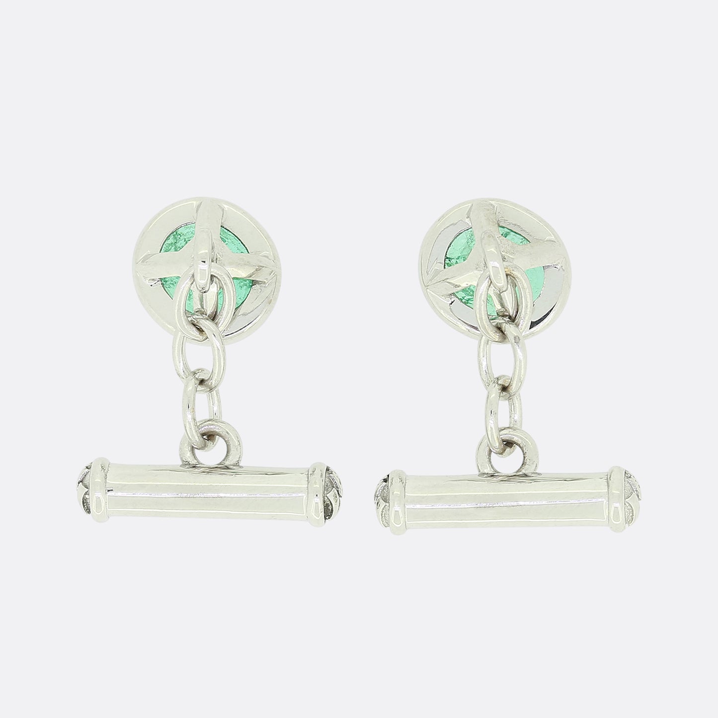 TVJ Emerald Cufflinks