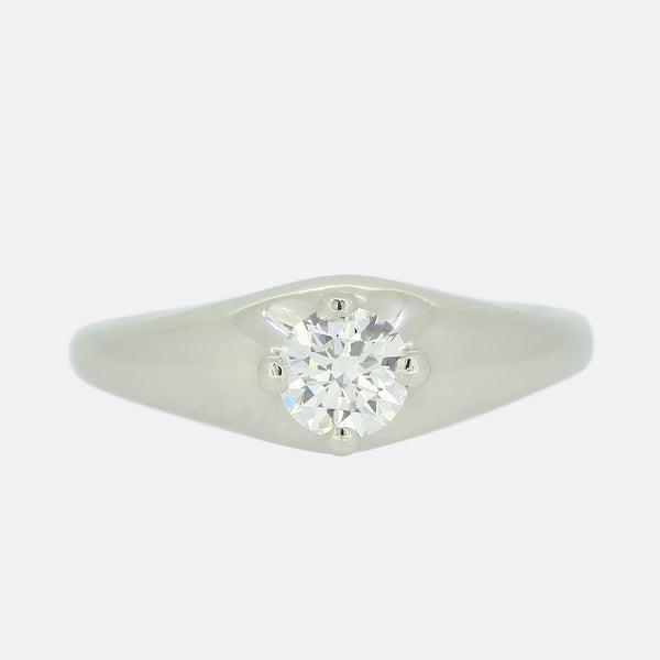 Bvlgari 0.35 Carat Diamond Corona Engagement Ring