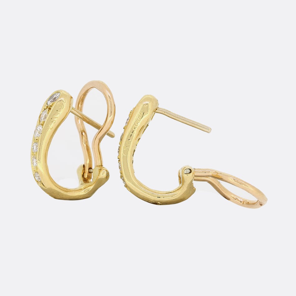 Cartier 0.20 Carat Diamond Clip On Earrings