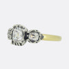 Georgian Style 1.45 Carat Diamond Three Stone Ring