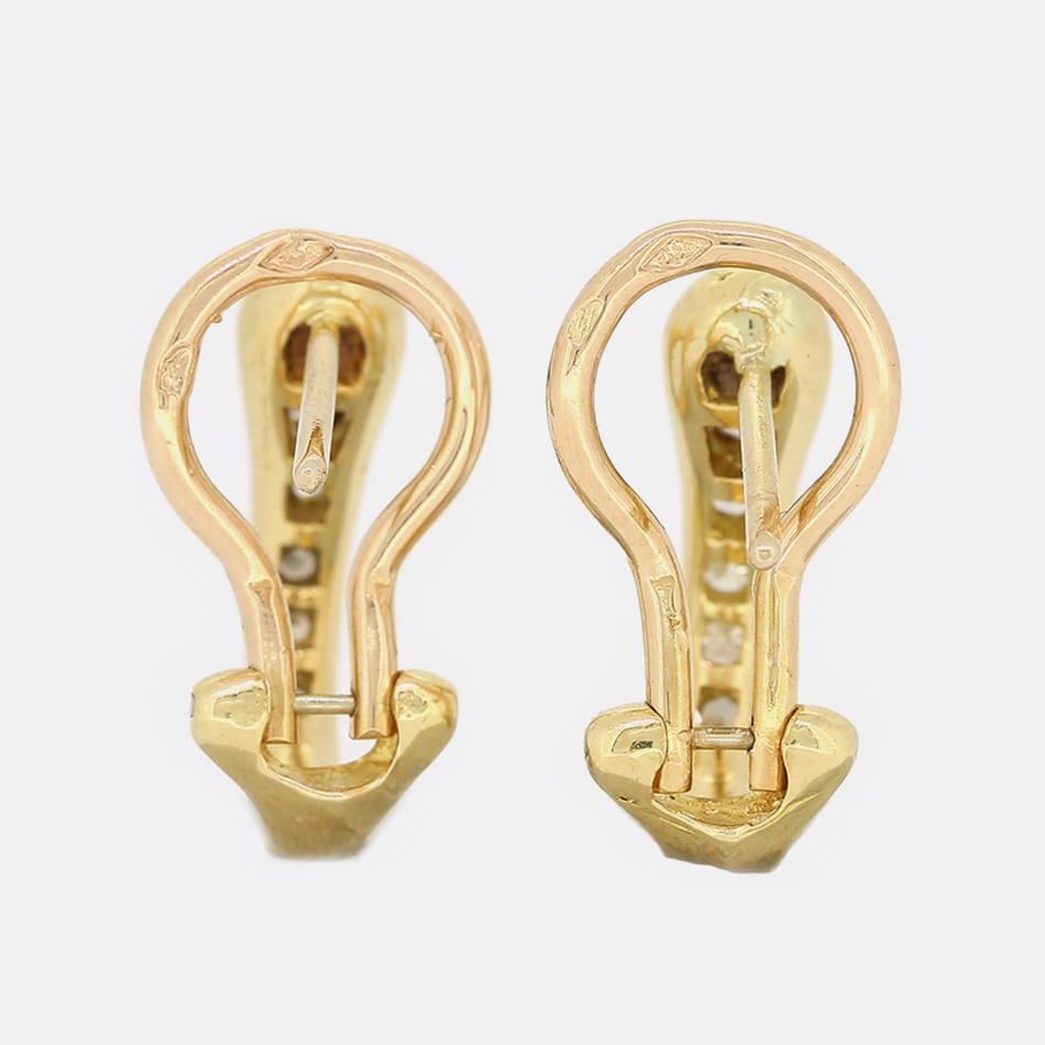Cartier 0.20 Carat Diamond Clip On Earrings