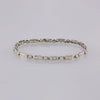 2.6 Carat Baguette and Round Brilliant Cut Diamond Line Bracelet