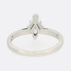 0.76 Carat Marquise Cut Diamond Solitaire Engagement Ring