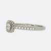 0.50 Carat Diamond Halo Engagement Ring