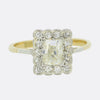 Victorian 0.65 Carat Old Cut Diamond Cluster Ring