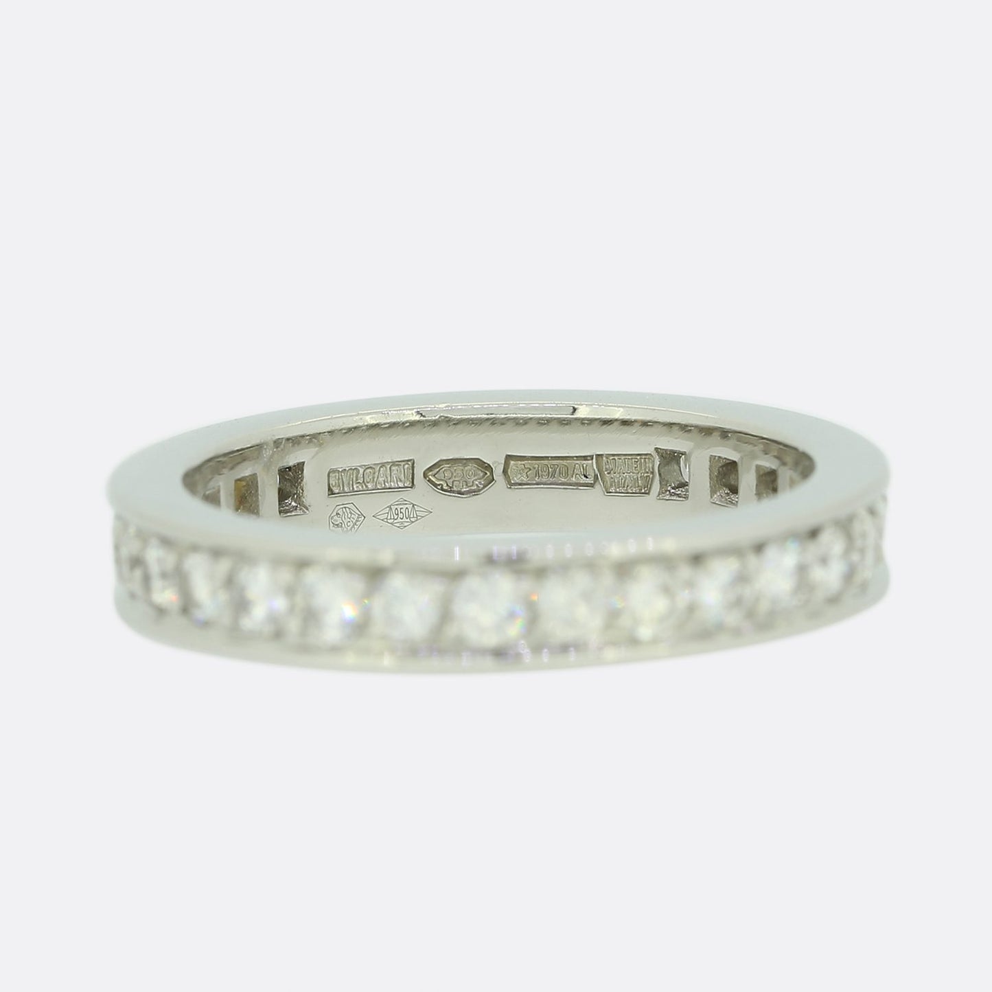 Bvlgari Marry Me Diamond Full Eternity Ring Size H 1/2