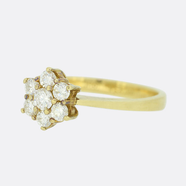 0.29 Carat Diamond Daisy Cluster Ring
