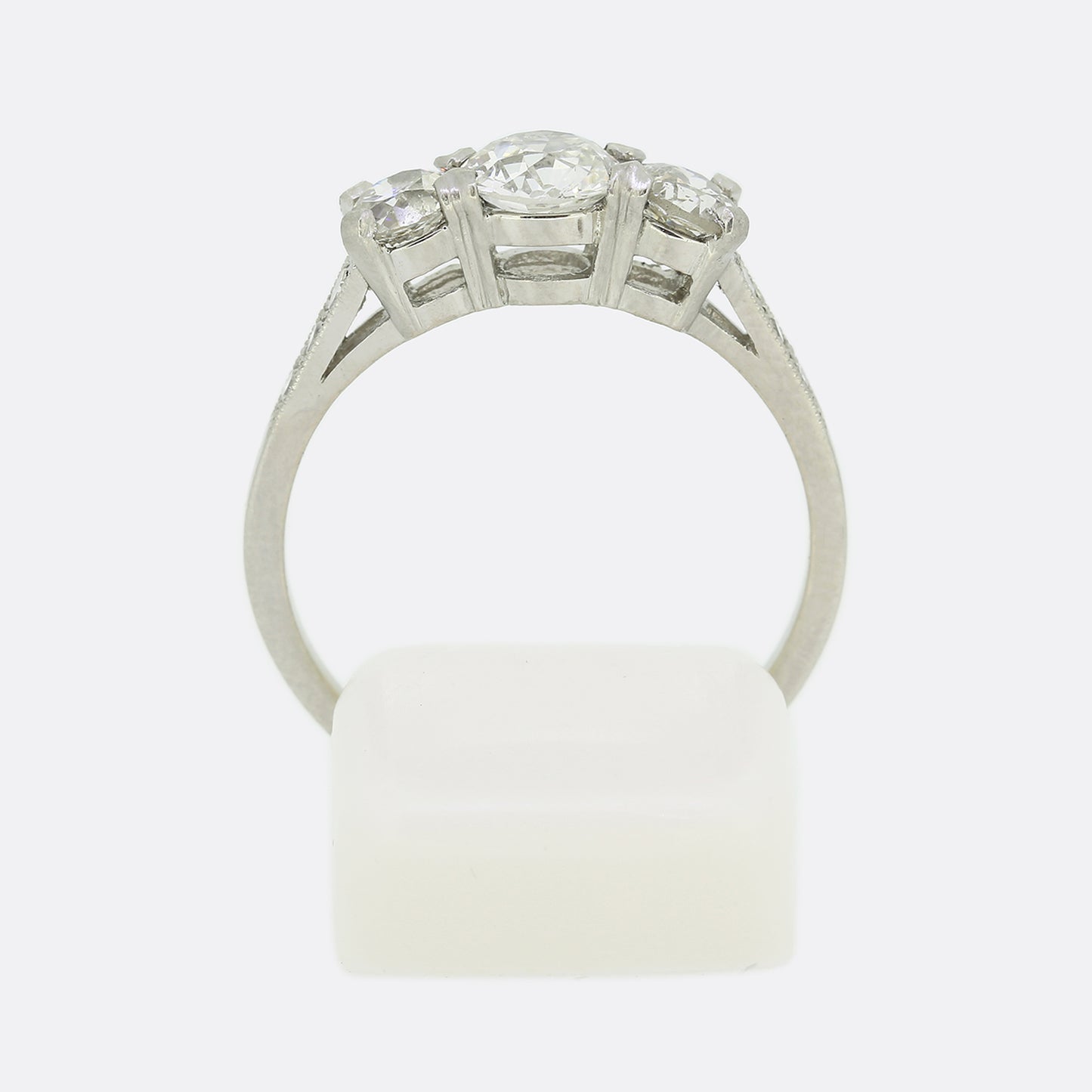 Vintage 1.20 Carat Diamond Three Stone Ring