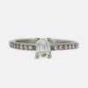 0.50 Carat Emerald Cut Diamond Solitaire Engagement Ring