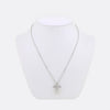 1.10 Carat Diamond Cross Pendant Necklace