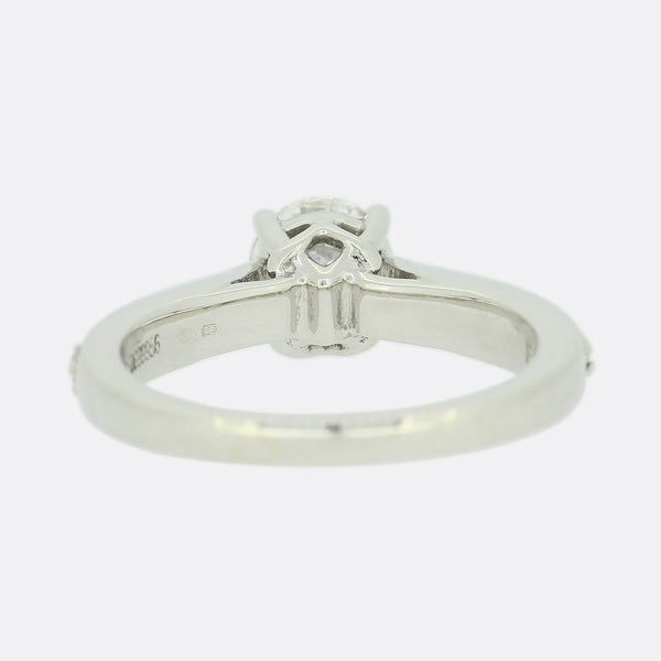 0.70 Carat Diamond Solitaire Engagement Ring