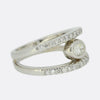 Abstract 0.35 Carat Diamond Ring