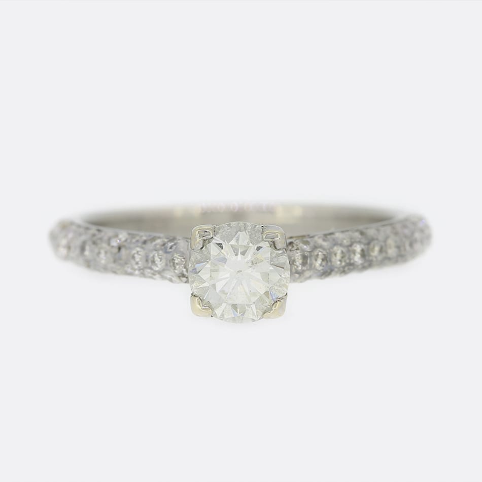 0.55 Carat Diamond Solitaire Engagement Ring