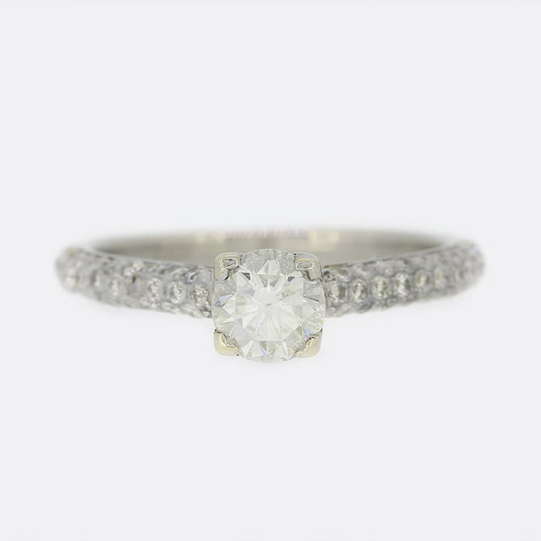 0.55 Carat Diamond Solitaire Engagement Ring
