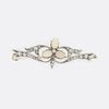 Victorian Opal and Old Cut Diamond Brooch