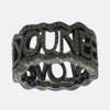 David Morris 'All You Need Is Love' Black Diamond Ring
