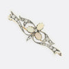 Victorian Opal and Old Cut Diamond Brooch