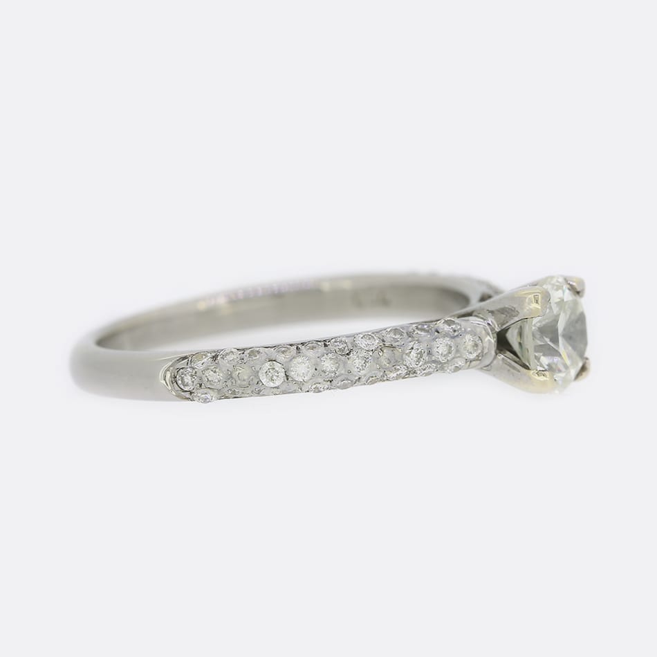 0.55 Carat Diamond Solitaire Engagement Ring