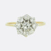 Victorian 0.50 Carat Old Cut Diamond Cluster Ring