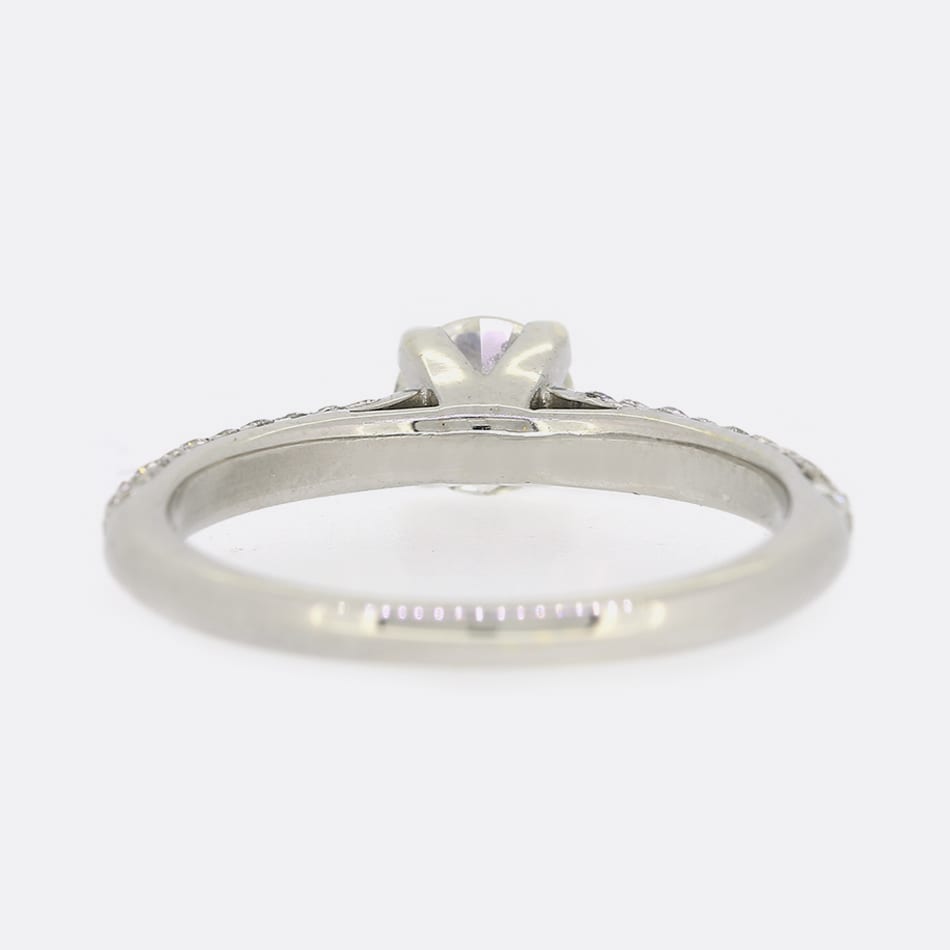 0.55 Carat Diamond Solitaire Engagement Ring
