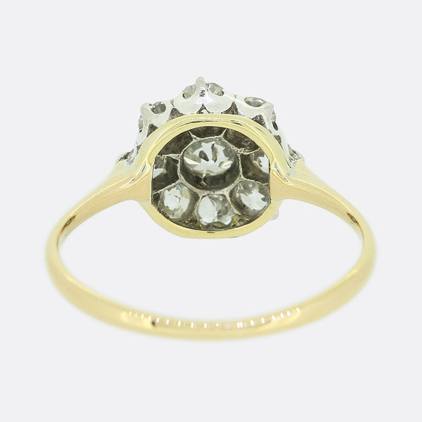 Victorian 0.50 Carat Old Cut Diamond Cluster Ring