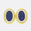 Tiffany & Co. Paloma Picasso Lapis Lazuli Clip On Earrings